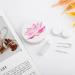 Lotus Round Case For Contact Lens Kit Storage Box with Mirror Printed - Buy Online on GoSupps.com