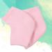 Exceart Silicone Gel Moisturizer Socks - Spa Treatment for Dry Feet | Breathable Toe-Free Design for Men & Women - Pink - Buy Online on GoSupps.com