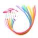 JUSTFOX 6 Colorful Synthetic Hairpin Extensions | Vibrant Hair Accessories for Instant Style | Worldwide Shipping - Buy Online on GoSupps.com