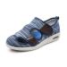 Diabetic Foot Shoes Men Adjustable Closure Edema Wide Swollen Feet Diabetic Shoes Swollen Feet Walking Edema Sneakers for Elderly Arthritis Edema Swollen Feet (Color : Blue Size : 12)