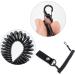 Paracord Tactical Lanyard & Keychain - Elastic Safety Rope with Carabiners for Camping Fishing Hiking & Mountaineering - Buy Online on GoSupps.com