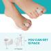Toe Spacers Correct Toes - 12 Pack Separators for Overlapping Toes | Big Toe Alignment Bunion Relief & Hammer Toe Straightener for Men & Women - Buy Online on GoSupps.com