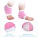 Moisturizing Cracked Heel Socks - Gel Spa Foot Care Open Toe Protector (Pink) for Smooth Heels - Buy Online on GoSupps.com