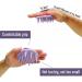 2-Piece Silicone Scalp Massage Brush Set | Mold-Resistant Head Massager for Hair Shampoo - Wakisaki Purple - Buy Online on GoSupps.com