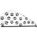 Dog Paw Pattern Coral Velvet Dry Hair Cap | Unisex Wet Towel Wrap for Bathroom Pool Party Beach & Home - Shop Now - Buy Online on GoSupps.com