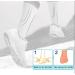 ENPAP Toe Separators & Straighteners for Valgus & Hammer Toes - Pain Relief & Foot Alignment - Medium Size - Buy Online on GoSupps.com