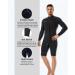 Seaskin 3mm Long Sleeve Shorty Wetsuit for Men - Black, X-Large - Buy Online on GoSupps.com