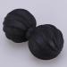 Lurrose Peanut Massage Ball - Double Ball TPE Relaxation & Yoga Roll for Shoulder Relief - Medium Black - Buy Online on GoSupps.com