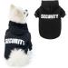 SCENEREAL Security Dog Hoodie Sweaters for Small Medium Large Dogs Brushed Fleece Dog Clothes with Hat Soft Cotton Winter Spring Coat All Weather Clothes Classic Halloween Costume with Leash Hole