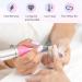 Heemeei 10Pcs Tungsten Carbide Nail Drill Bits Set with 75Pcs Sanding Bands for Acrylic Gel Nails - Professional Manicure Tool for Home Salon - Buy Online on GoSupps.com