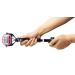 Extender Handle Full Body Shaver for Men & Women - Adjustable Foldable & Includes Lotion Applicator - Perfect for Back Legs Arms - Pink - Buy Online on GoSupps.com