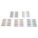 Angoily 36 Pairs Glitter Eyeliner Eye Line Strip Instant Reusable Double Eyelid Tapes Applique Flash Miss
