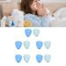 Replacement Nose Washing Head 10pcs Silicone Replacement Nasal Wash Tips Nasal Irrigator Head to Remove Mucus Replacement Nose Rinse Cleaner Head