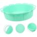 Alipis 4pcs Air Fryer Pan Airfryer Air Fryers Replacement Pot Multi-Function Air Fryer Basket Baking Mat Greenx4pcs 21X21X5.2CMx4pcs - Buy Online on GoSupps.com