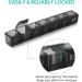 TookMag Large Monthly Pill Organizer - 28 Day Pill Box by Week - Dust-Proof Container - Black - Buy Online on GoSupps.com