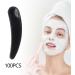 perfk Lot de 100 maquillage incurv es pour masque b tonnets m langeurs cr me pour le visage Noir - Buy Online on GoSupps.com