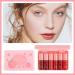 6 Colors Peach Lip Tint Stain Set | Long-Lasting Korean Lip Gloss | Multi-Use Non-Sticky Lip & Cheek Tint | Shop Internationally - Buy Online on GoSupps.com