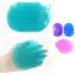 Lymph Glove Anti-Cellulite Slimming Brush - Double-Sided Silicone Scrub for Bath & Shower | Random Colors - Perfect for Body Massage - Buy Online on GoSupps.com