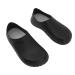 Fabater NonSlip Shoes Black Good Breathability Cushioning Effect Comfortable Insoles Walking Shoes Removal for Kitchen Hospital Construction Site (42)
