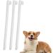 Ssiyiya 2 Pcs Pet Toothbrushes Cat Toothbrush Dog Teeth Cleaning Toothbrush Extra Soft Dog Toothbrushes for Puppy Small Dog and Cat Pet Teeth Cleaning(White) - Buy Online on GoSupps.com