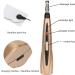 Electronic Acupuncture Massage Pencil - Meridian Energy Device for Tiredness Relief & Improved Blood Circulation | 9 Strengths 4 Massage Bases - Buy Online on GoSupps.com