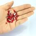 LolliBeads Resin Crystal Round Nail Art Rhinestones Mix 1.5-5mm Siam Red (1200Pcs) - Buy Online on GoSupps.com