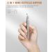 FVION 2-in-1 Cuticle Nipper & Pusher with Pouch - Matt Silver | Portable Cuticle Trimmer Tool - Buy Online on GoSupps.com