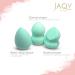 Set of 3 Soft Latex-Free Green Makeup Sponges | Ideal for Flawless Application | International Shipping - Buy Online on GoSupps.com
