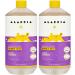Alaffia Babies and Kids Bubble Bath, Gentle Baby Essentials for Delicate Skin, Cleansing & Calming Bubbles, Plant Based Formula, Vegan, Lemon Lavender (2 Pack - 32 Fl Oz Ea) Lemon Lavender 32 Fl Oz (Pack of 2)