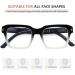 Eyekepper 4-Pack Oversized Reading Glasses for Women | Large Frame +2.00 Reading Aid - Best Value 4pc Mix - Buy Online on GoSupps.com