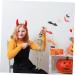 ABOOFAN Horn Headband Halloween Headbands for Women Halloween Horns Headband Cow Horn Headdress Devil Costume for Women Ladies Devil Costume Devil Cosplay Costume Plastic Props Photo Child - Buy Online on GoSupps.com