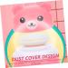 PLAFOPE 2pcs Bear Powder Puff Box | Travel Baby Powder Container Set - Pink | Food Grade PP | Baby Powder Lotion, After-Bath Powder, Sponges | 10X7CM - Buy Online on GoSupps.com