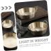 Milisten 3pcs Sauce Dish Round Serving Plate Sauce Container Soy Dipping Bowls Appetizer Dish for Home Household Sauce Serving Dish Appetizer Plate Stainless Steel The Dish Korean re-usable 8X8CMx3pcs Goldenx3pcs - Buy Online on GoSupps.com
