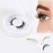 Magnetic Eyelash Magnetic False Eyelash Set with Curler Reusable and Waterproof False Eyelash Natural Looking Cat Eye Magnetic Eyelash Magnetic Eyelashes without Eyeliner No Glue Needed(H2806)
