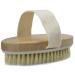 Boolavard Dry Skin Body Brush - Natural Bristle for Exfoliation, Cellulite Treatment, and Lymphatic Function Improvement - Buy Online on GoSupps.com