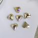 FEIlei 10x Water Droplet Nail Charms Pointed Back Nail Art Charm Heart Nail Rhinestones - Buy Online on GoSupps.com