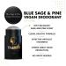 Elixir by Coco March Aluminum Free Vegan Deodorant -Blue Sage & Pine-Gentle Natural Ingredients w/Effective Odor Protection Essential Oil Scent Made w/Organic Coconut Oil & Shea Butter-2.98 oz - Buy Online on GoSupps.com