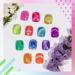MIZHSE Neon Cat Eye Gel Nail Polish Kit 12Pcs - Blue Green Purple Magnetic Manicure Set - Buy Online on GoSupps.com