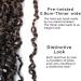 SOKU Passion Twist Crochet Hair 26 Inch - 5 Packs Pre-Twisted Senegalese Twist Crochet Hair | Bey-Blonde Majesty Twist | Pre-Looped Synthetic Dreadlocks for Black Women - Buy Online on GoSupps.com