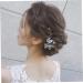 minkissy Comb hairstyles Women headpiece bridal hair comb handmade pearl hair comb DIY bridal headdress headwear rhinestone headpiece issue card girl child white Wedding - Buy Online on GoSupps.com