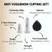 Facial Cupping Set for Glowing Skin & Anti-Wrinkle | Silicone Cups for Face & Neck Rejuvenation - 5 Piece Set - Buy Online on GoSupps.com