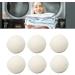 Wool Drying Balls 6Pcs Reusable Skin Friendly Static Reduction Time Saving Fabric Softener Ball Household Lightweight Portable Wool Drying Balls for Clothes Laundry (6cm) - Buy Online on GoSupps.com