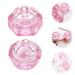 Minkissy 2-Set Nail Art Crystal Cup Shell - Premium Manicure Powder Holder & Dappen Dish for Acrylic Nails - Perfect for Moisturizing & Water Diving - Buy Online on GoSupps.com