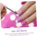 minkissy 1 Set Dust Brush Suit Nail Nylon Brush Nail Line Nail Brush Pen Acrylic Nail Tips Builder Brush Nail Painting Brush Nail Kits Pens 3d Acrylic Rod Tool - Buy Online on GoSupps.com
