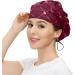 Adjustable Working Caps Tie Back Bouffant Hat for Women Men - 25 Floral Designs - Buy Online on GoSupps.com