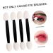 POPETPOP Lipstick Brush Applicator Set - 3pcs Double-Ended Eye Shadow & Lip Brush Duo - Dual Sided Makeup Brushes - Perfect for Flawless Application - Buy Online on GoSupps.com