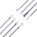 NIUTA Blackhead Remover Tool Kit - Acne Needle Extractor for Facial Cleaning - Silver (Pack of 4) - Buy Online on GoSupps.com