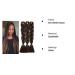 Tess Braids Extensions - 60 cm Jumbo Braids Kanecalon | 3 Pack Medium Brown Hair Extensions (100g) for Box Braids - Buy Online on GoSupps.com