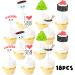 S-Cp-0012 Ice Cream Fruit Dessert Cupcake Topper Colorful Glitter Happy Birthday Sensory Pop Game Theme Decor Supplies Baby Shower Boys Girls Birthday Party Decorations - Buy Online on GoSupps.com