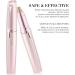 Portable USB Rechargeable Eyebrow Hair Remover - Facial Hair Remover with Light & 3D Arc Cutter Head for Labial Facial & Ear Use - Ideal for Precision Grooming - Buy Online on GoSupps.com